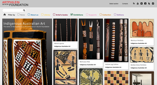 De Pietri Artphilein Foundation, Special projects and virtual exhibitions

The versatility of the website artphilein.org allows to host articulated projects with sections, cards and modules of in-depth study: such as the virtual exhibition dedicated to indigenous Australian art.