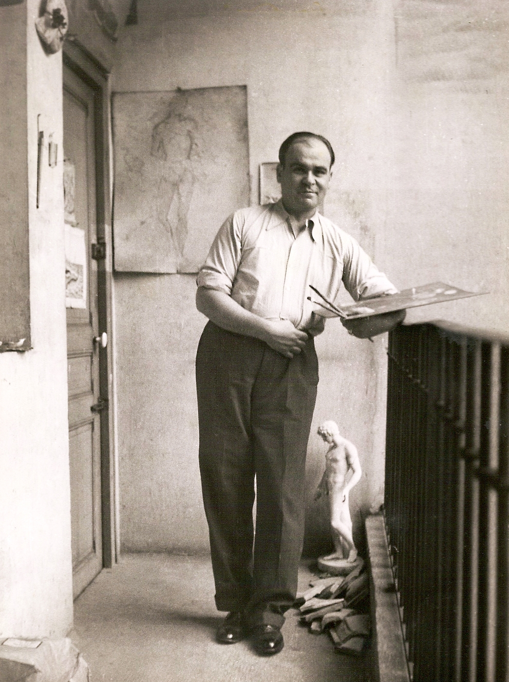 Archive of Filippo de Pisis, Filippo de Pisis
In the studio in Paris in 1932