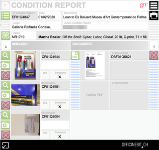 Galleria Raffaella Cortese, La gestione dei condition report

È possibile archiviare, compilare e stampare i condition report direttamente dal proprio gestionale.